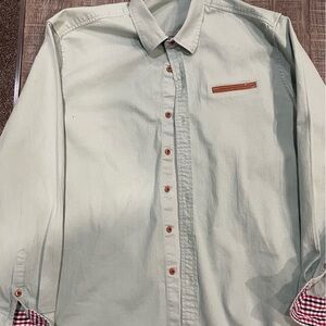 Elegant Mint Green Dress Shirt